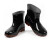 雷克兰（Lakeland）雨鞋低筒水鞋 黑色PVC塑胶鞋 牛筋厚底防水鞋雨鞋 XS 1双