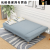 MEXUEER小户型可折叠北欧简约现代客厅卧室用简易小沙发布艺懒人沙发床 咖啡色 18m四人座095
