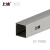 上迪铝合金线槽40x40金属布线盒电源壳 设备走线架铝型材厂家 SD-TX4040银白