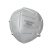 太行优护TH2210 KN95折叠口罩 防雾霾防颗粒白色立体式50个/盒 耳带独立双片装 
