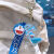 哆啦a梦挂件 可爱蓝色水晶钥匙扣卡通冰淇淋叮当猫书包挂饰男创意 流沙叮当猫-奶茶杯