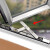 得豫工品 窗户限位器窗滑撑杆平开窗撑滑撑风撑防风支架  201钢长304mm宽18mm 