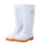 澳特踏雨高筒雨鞋男女001白色食品卫生靴劳保防雨靴水鞋胶鞋 白色 37