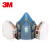 3M 防毒面具7502+6005 7件套 硅胶材质半面罩 防有机蒸气防甲醛