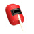 添盾 TD-WPH81 手持式铝包边焊接防护面罩（木把手，红钢纸） 红色 
