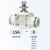 人民电器管道节流阀LSA 4 6 8 10单向12气动气管气压调节调速接头 LSA-04