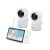 伟易达（vtech） RM5754-2HD婴儿老人监视器 双摄像头1080p视频显示器