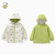 SNOOPY史努比儿童外套男童双面穿冲锋外套女孩上衣夹克春秋款大童洋气 绿色-双面穿外套 160