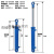 定制适用液压缸油顶5吨63缸径双向液压油缸工程油缸泵站 动力单元小型油缸 63X35X200