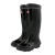双安 工矿靴 BX002 长筒36cm 40码 带反光条 橡胶材质 矿用雨靴 防滑耐磨舒适