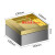 梅兰日兰（MSHML） 隐藏镶嵌入式纯平超薄地面插座组合大理石瓷砖 薄款金色五孔+双USB+三网