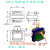 EE13电蚊拍专用变压器 电蚊拍配件 高频变压器线圈匝数可定制 EE15(3+3)1600T 与EE19相同脚距