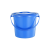 推车垃圾桶支架式悬挂治疗车污物盆小桶医疗垃圾收纳利器盒 适合2.5cm直径蓝色盆＋圈一
