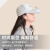 HKFZ 太阳能风扇帽子儿童带风扇的帽子USB充电头戴式电风扇帽子夏男女 粉色太阳能+USB充电