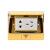Gaston gerin地插插座慢弹嵌入式地插座高端加厚铜地插面板 五孔+USB