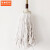 京洲实邦  木杆墩布线拧水拖把毛巾布条老式拖布B 白线木杆