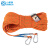 SHANDUAO 高空作业安全绳套装 户外安装空调工地施工作业保险绳SD232钢丝内芯 10mm直径（50米）橘色