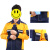 燕舞 BD2EG322013Z2F 春秋涤棉拼色工作服 170码（计价单位：套）黄+藏蓝色