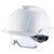 梅思安（MSA） VGard930豪华超爱戴安全帽 工地领导视察多功能ABS防冲击安全帽 白色1顶