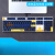 达尔优815合金版机械键盘游戏电竞有线无线笔记本电脑外接 小蜜蜂主题黑色蓝光版108键 官方标配 茶轴