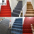 定制红色地毯8mm厚带胶自粘0.9x1米 楼梯地毯防滑踏步台阶满铺免