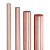 飓程 金属加工配件 T2紫铜棒 铜棒 接地导电铜棒 实心紫铜棒 单位：米 直径10mm*1米 
