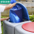 垃圾桶环卫脚踏户外式带盖小区街道分类120L大容量物业果壳垃圾箱 有害垃圾含120L塑料桶 正面开门