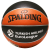 斯伯丁（SPALDING）PU比赛篮球欧洲联赛专用七号成人软皮77-100Y 斯伯丁欧洲联赛官方比赛篮球77-1 七号篮球(标准球)