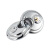 雨素 挂锁 小锁 不锈钢圆饼锁 防盗锁 门锁柜子锁 70mm