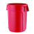 75升塑料圆形储物桶 加厚厨房垃圾桶 【红色桶】