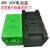 电动车电瓶盒48v20a塑料外壳分体箱备用32a三轮车60v20ah电池盒子定制 绿两排放60V20A(抗冻耐造)
