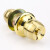 赫思迪格 球形锁 铜把手铜锁芯 室内木门铝合金门锁 中心距60MM短舌 HGJ-1631
