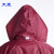 天堂 雨衣雨裤套装 N211-7AX双层加厚分体长款防暴雨披 酱红色 M 可加印logo
