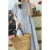 JRKBL棉麻连衣裙 亚麻裙子高档纯色的高级复古短袖慵懒法式夏季新款简 白色 XL 建议120-140斤