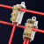 T型线夹大功率免断线分线器 导线分流器快速接头16平三通接线端子 ZKT16电镀