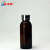 化科 50ml棕色玻璃药水瓶 250ml玻璃瓶密封瓶实验室分装样品 100ml氧化铝银色盖+硅胶塞(30只) 