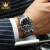 欧利时瑞士认证品牌手表全自动机械防水男表精钢双日历腕表国表