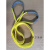 彩色涤纶扁平吊装带起重绳1吨-10吨起重吊带行车吊绳 2吨*4米(绿色)