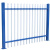 龙禹盛 围墙锌钢栅栏铁艺防护围栏 1.5m高2根横梁1m 一个价