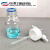 螺口洗气瓶GL45缓冲密封瓶耐腐厚玻璃耐压洗气瓶实验室安全瓶 标准款2000ML四氟整套