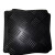 中科港 绝缘橡胶垫 3mm厚黑色条纹防滑 配电室高压胶板胶皮毯电房电厂用 1.5米*10米