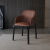 伏腾北欧家用餐椅现代简约餐厅木椅子 普通款 粉色 普通款FT-19