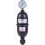 百瑞川 UPVC脉冲阻尼器空气室式脉动阻尼器计量泵专用空气式脉动缓冲罐 备件 DN15（0.35L)＋压力表 