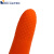 橙色防滑耐磨手指套劳保橡胶防滑工业一次性乳胶手指套 大号*桔色手指套