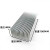 定制铝散热片功放散热器大功率密齿铝型材散热器DIY定制 100*50*25单切白色