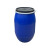 法兰桶铁箍桶化工桶工业抱箍桶开口废液泔水桶酿酒桶蓝色特厚款 全新30升铁箍桶
