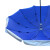 工品库 户外大伞 遮阳伞沙滩伞折叠伞 宝蓝2.0米三层架+防风 不含底座