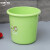 加厚洗衣塑料水桶手提装水大红色塑料桶盆桶 绿色 18L34*32cm