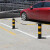 海斯迪克  加厚金属固定路桩  警示柱交通安全设施挡车柱(送螺丝)  50*16cm