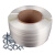 柔性聚酯纤维打包带手工高强度收紧集装箱物流包装捆扎钢丝扣机 白色1.9厘米宽600米